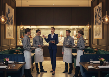 قيادة فريق المطعم باحتراف