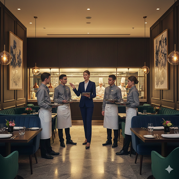 قيادة فريق المطعم باحتراف