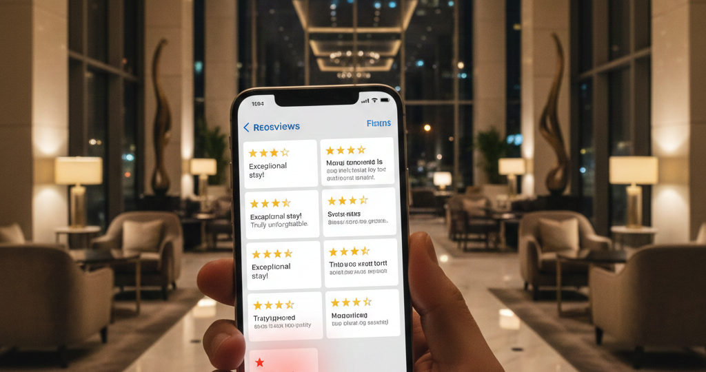 السمعة الإلكترونية للفنادق