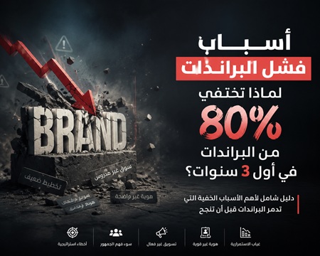 أسباب فشل البراندات وكيفية تجنبها لبناء علامة تجارية ناجحة